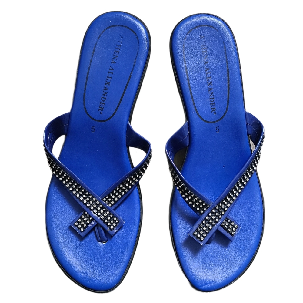 💖Athena Alexander Blue Wedge Sandal Size 5 3/$20